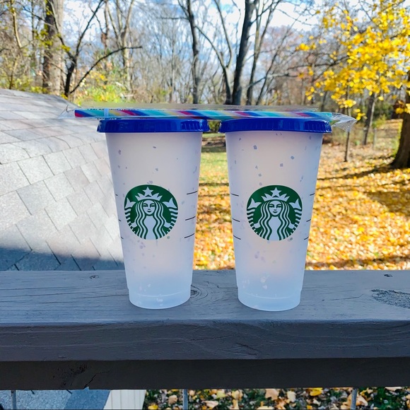 Starbucks Other - NEW Starbucks Confetti Color Changing Reusable Cup